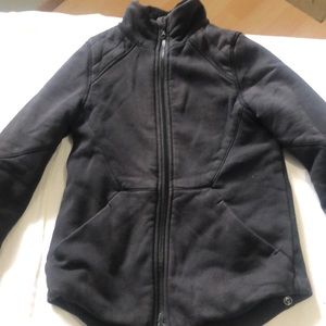 Black reversible moto -sweater